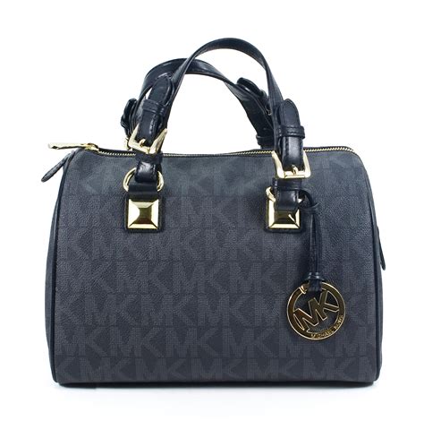 michael kors signature grayson|Michael Kors grayson satchel black.